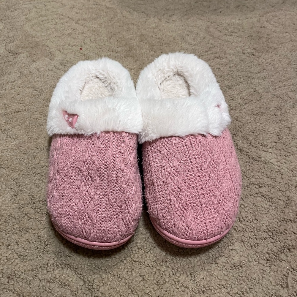 Pink slippers